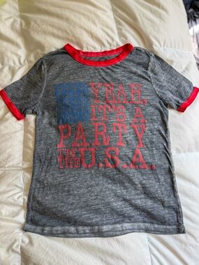 MILEY CYRUS PARTY IN THE USA lyrics t shirt size Small